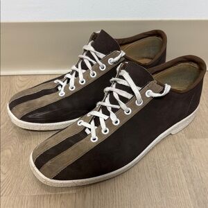 Vintage Brunswick Bowling Sneakers Men's Brown Casual Sneakers